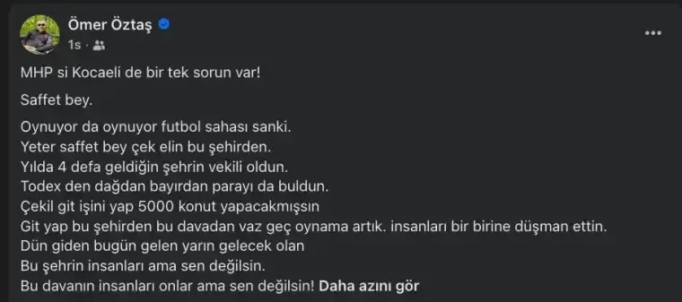 MHP Kocaeli’de 