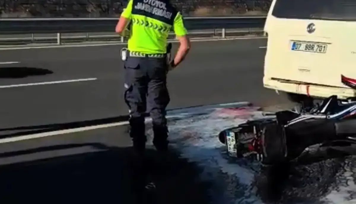 KMO'da feci kaza: Motor sürücüsünden kötü haber geldi