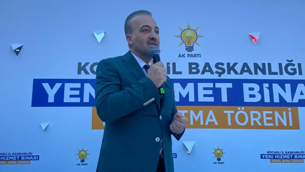 AK Parti Kocaeli İl Binasının Temeli Törenle Atıldı