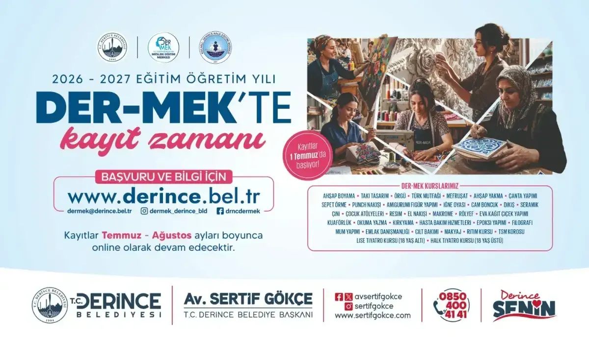 DER-MEK kayıtları başladı