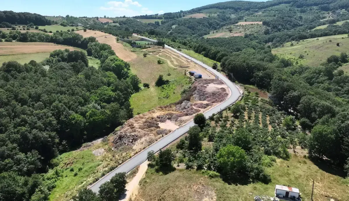 Akmeşe'de ağır tonajları rahatlatacak çalışma tamamlandı