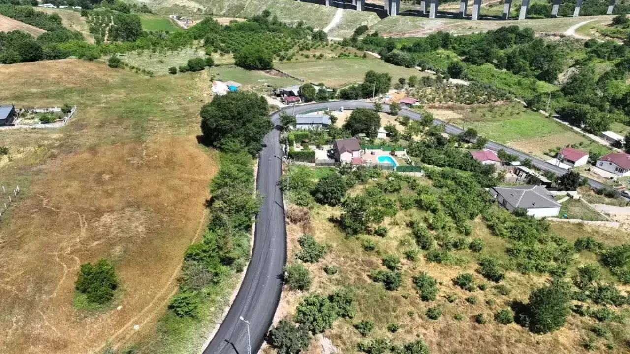 Akmeşe'de ağır tonajları rahatlatacak çalışma tamamlandı
