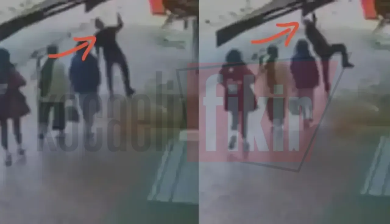 Kaldırıma dökülen yağ yüzünden dehşeti yaşadı: Köprücük kemiği kırıldı