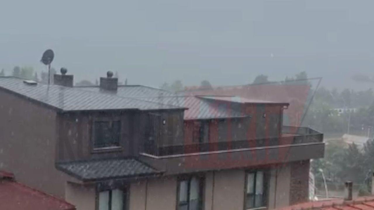 Kocaeli'de beklenen sağanak başladı! İşte ilk görüntüler