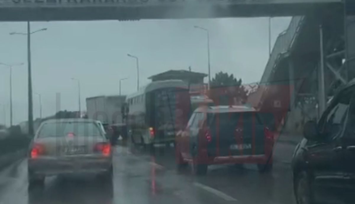 Kocaeli'de beklenen sağanak başladı! İşte ilk görüntüler