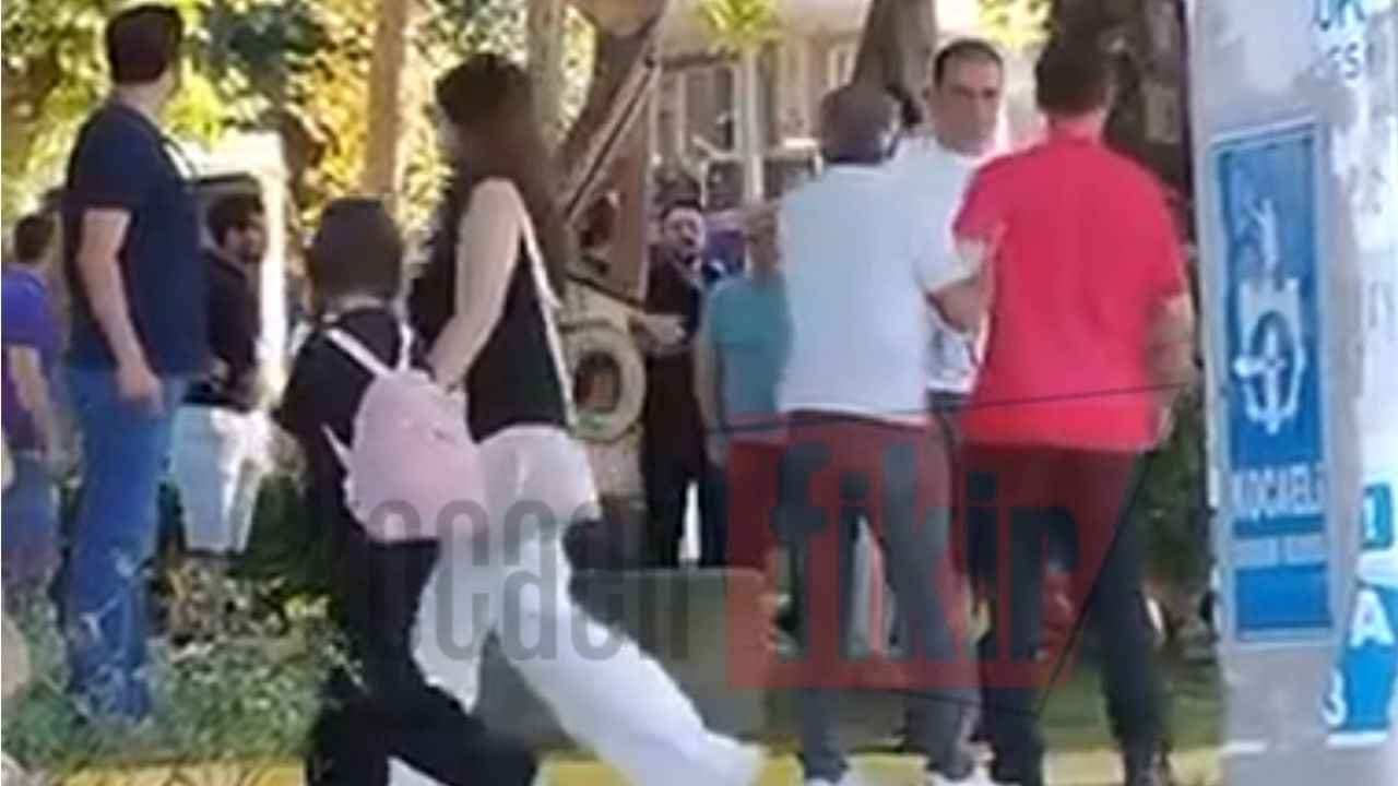 Değirmendere’de meydanı karıştıran kavga! Vatandaşlar güçlükle ayırdı