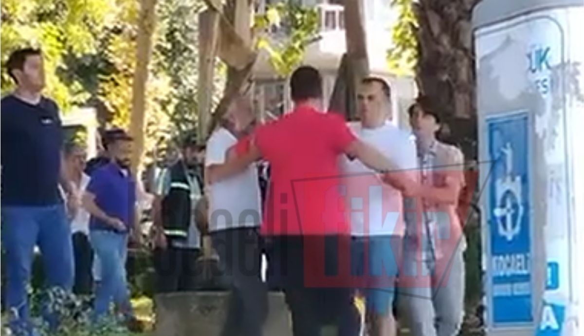 Değirmendere’de meydanı karıştıran kavga! Vatandaşlar güçlükle ayırdı