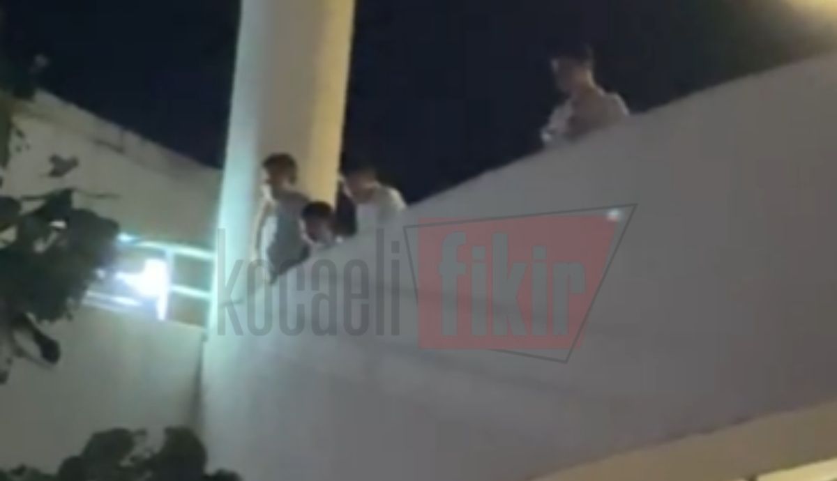 Kocaeli’de katlı otoparkta tehlike! Yoldan geçenlerin üzerine şişe atılıyor