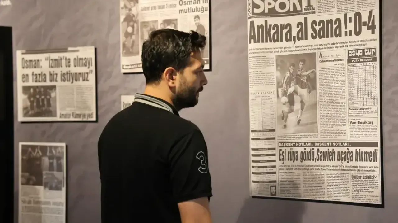 Kocaelispor'un tarihi müzede sergileniyor