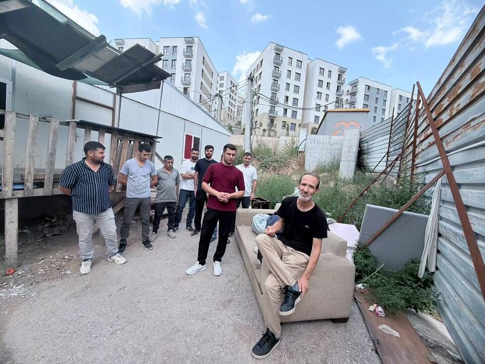 Cedit projesinde işçiler eylemde! 10 işçi haklarını istiyor