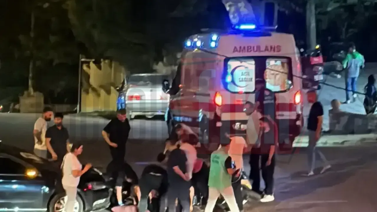 Şirinköy’de feci çarpışma: Sürücü yaralandı