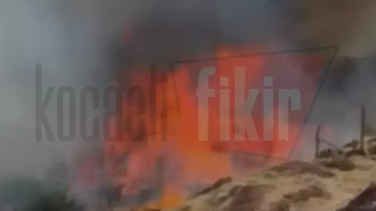 Tavşancıl'da yangın paniği