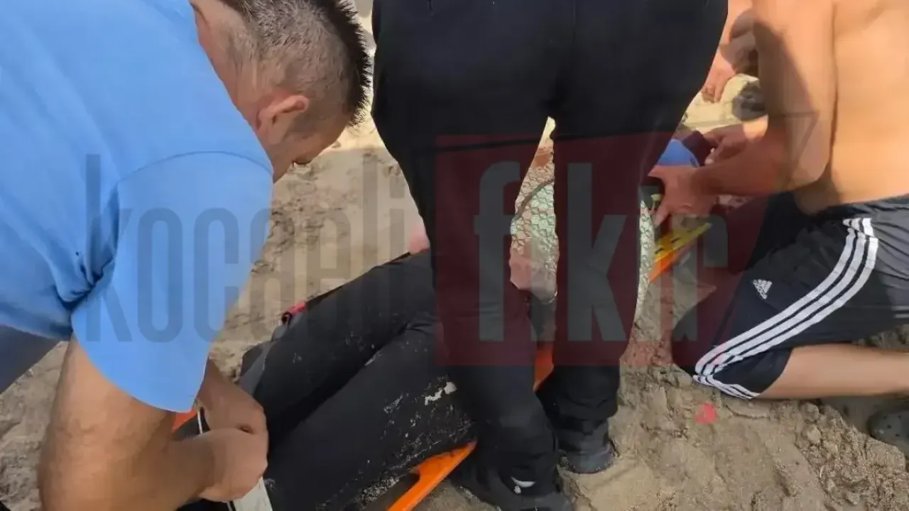Kandıra’da denize giren genç kadın ölümden döndü