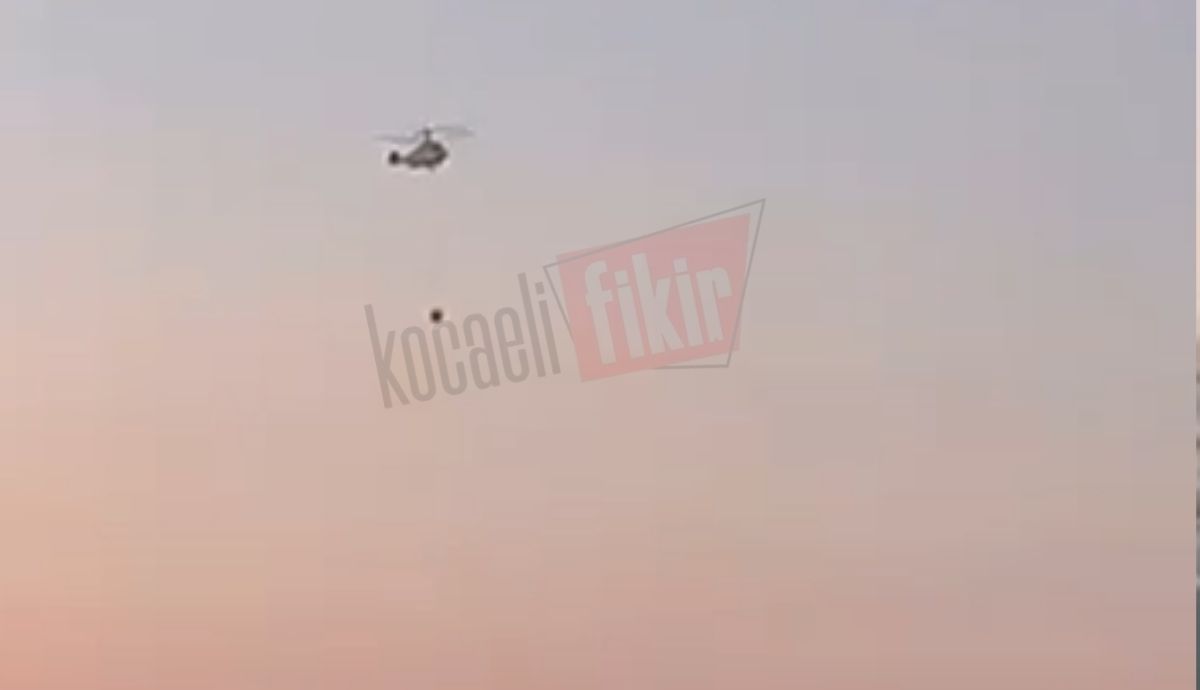 Gebze’de orman yangınına gece müdahalesi sürüyor