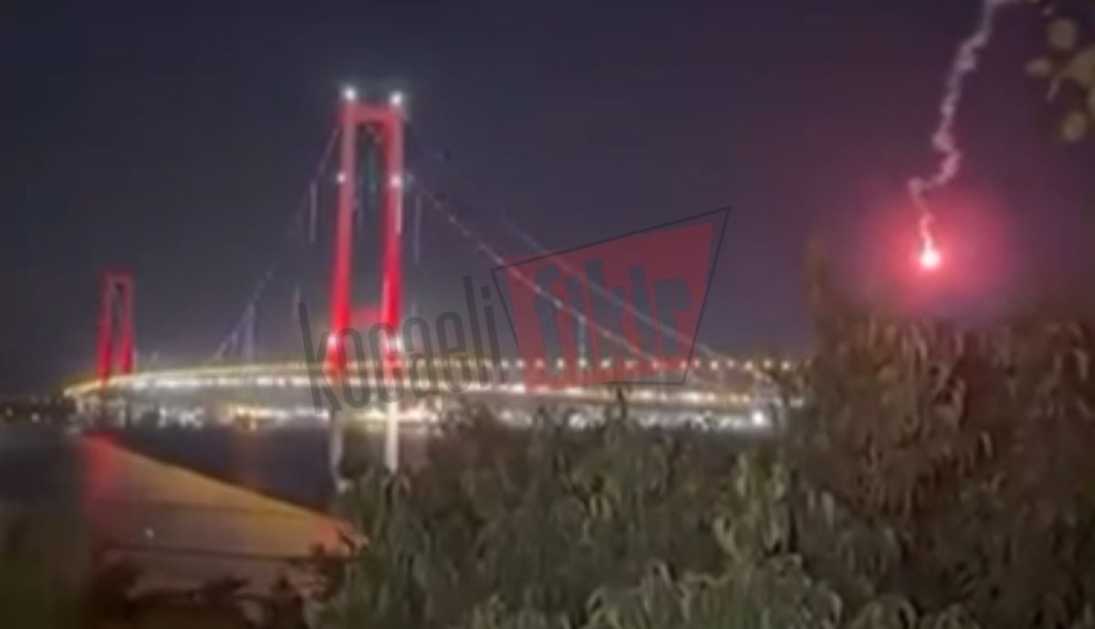 Havai fişekler yangın çıkardı! Dilovası’nda korku dolu anlar