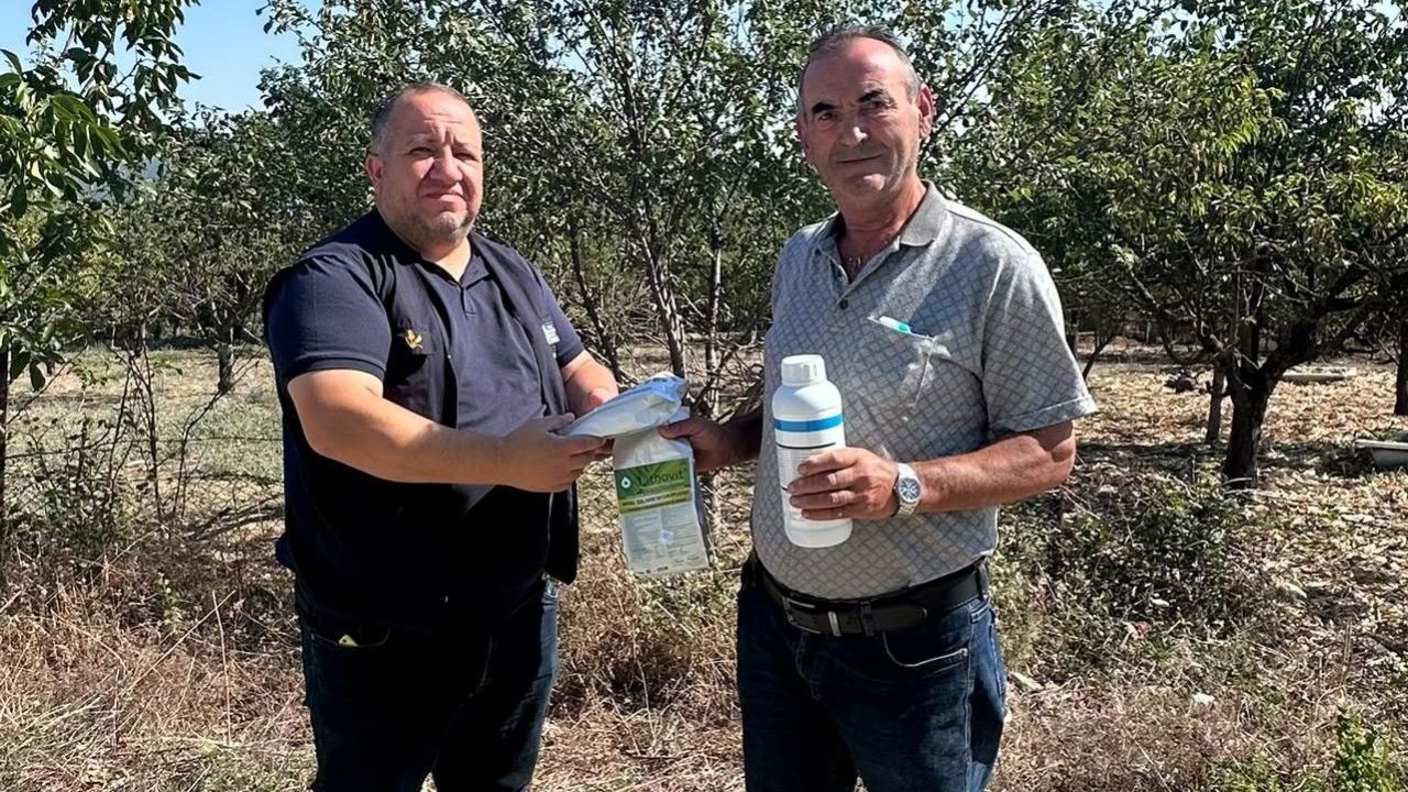 Dolu mağduru çiftçilere Büyükşehir Belediyesi'nden destek!