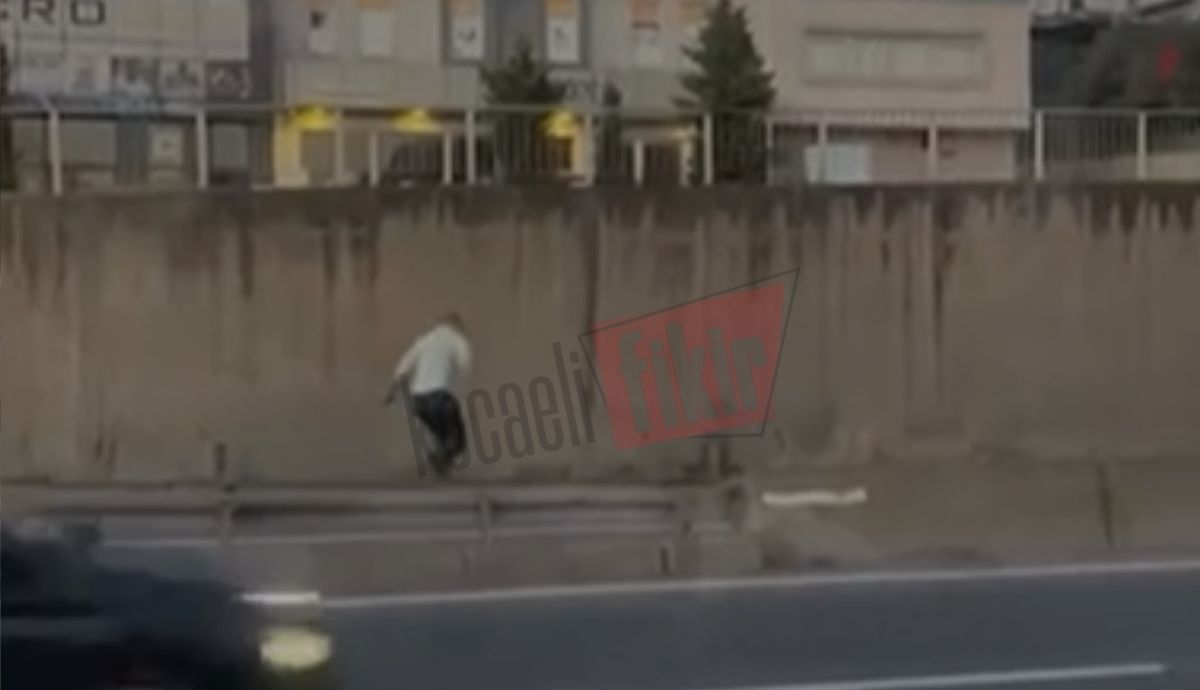 Hat 200'de skandal olay! Otobüsten indirildi, D-100’de trafiğin ortasına atladı