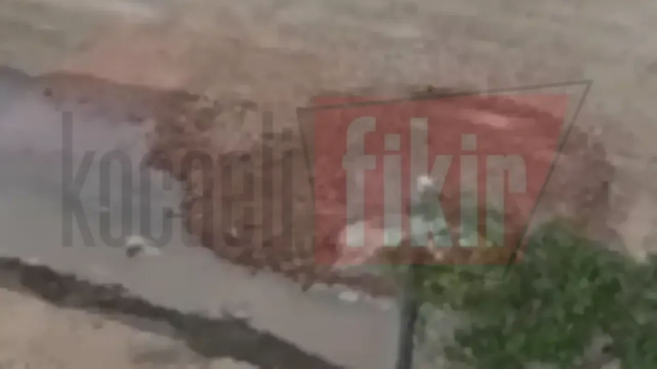 Aynı boru yine patladı! Başiskele’de mahalleli isyanda