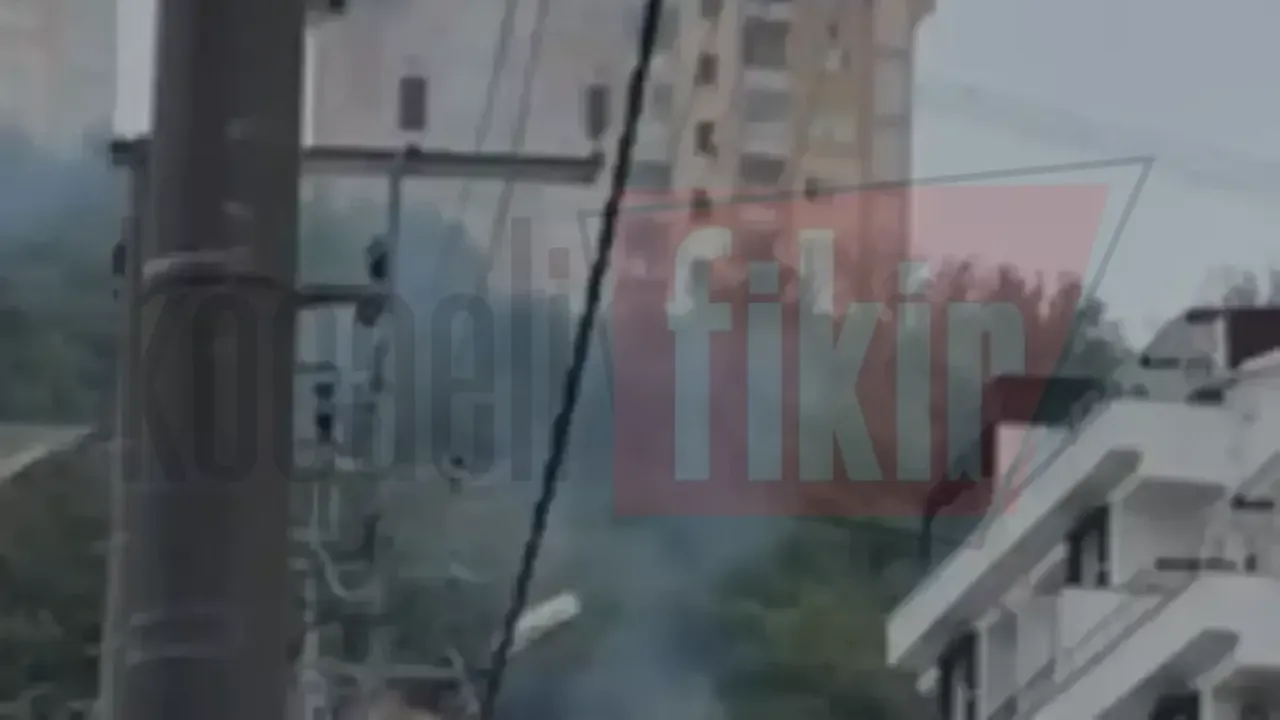 İzmit’te yangın paniği
