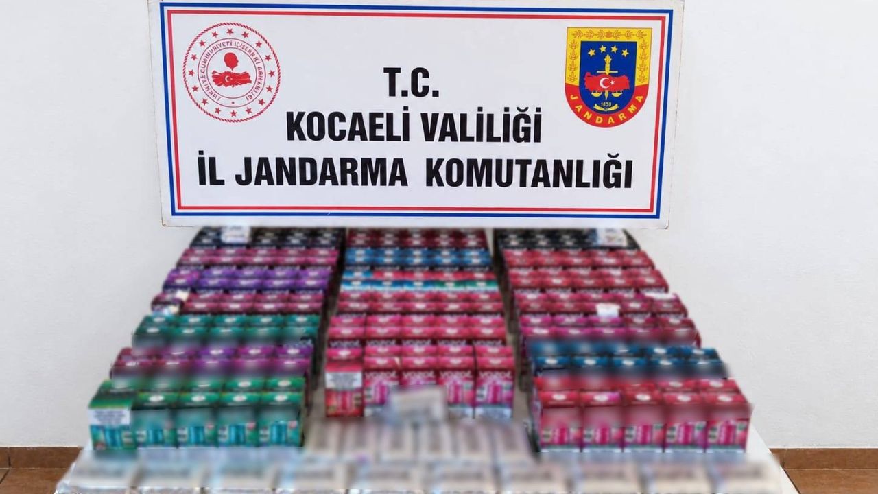 Kocaeli'de 5,4 milyon liralık kaçakçılık operasyonu