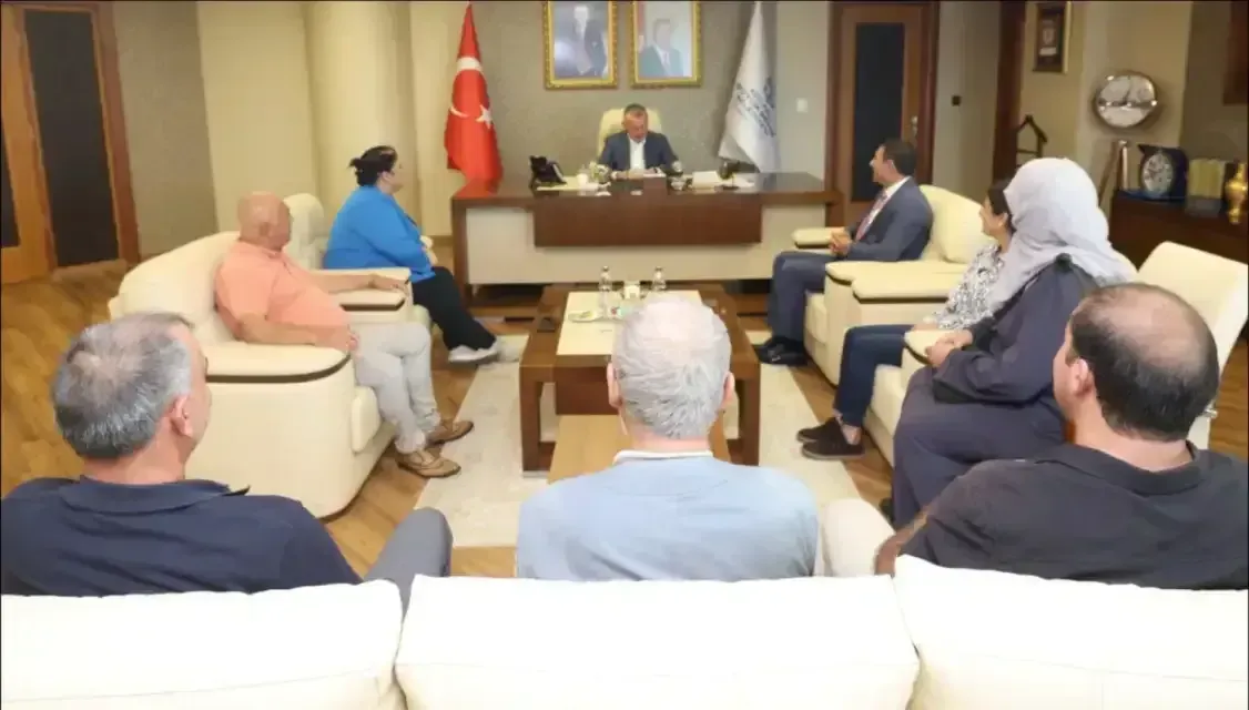 Büyükakın, DEM Parti heyetini ağırladı