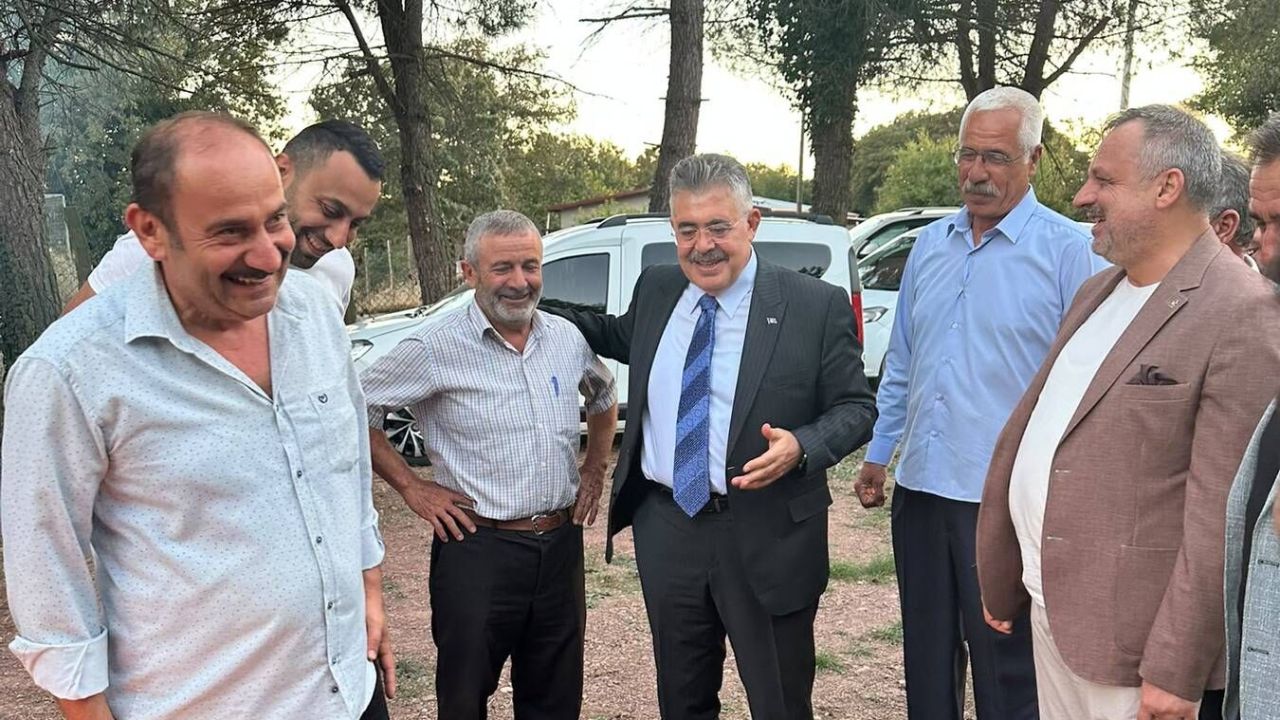 Tipioğlu Akmeşe’de muhtarların sofrasına konuk oldu