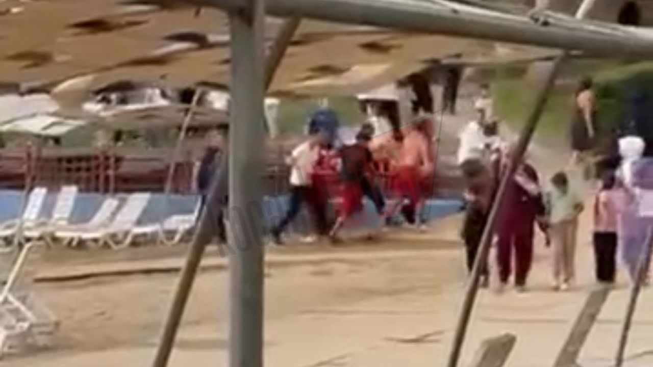 Altınkemer Plajı’nda panik! Denizde boğulma tehlikesi geçirdi