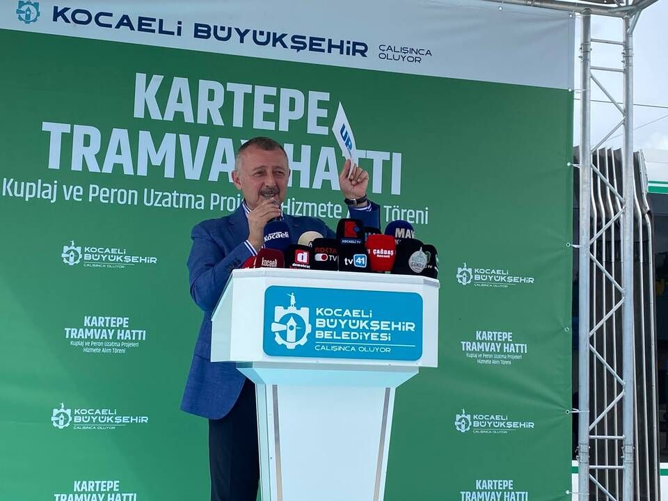 Büyükakın net konuştu: Tramvay Kartepe’nin merkezine gidecek
