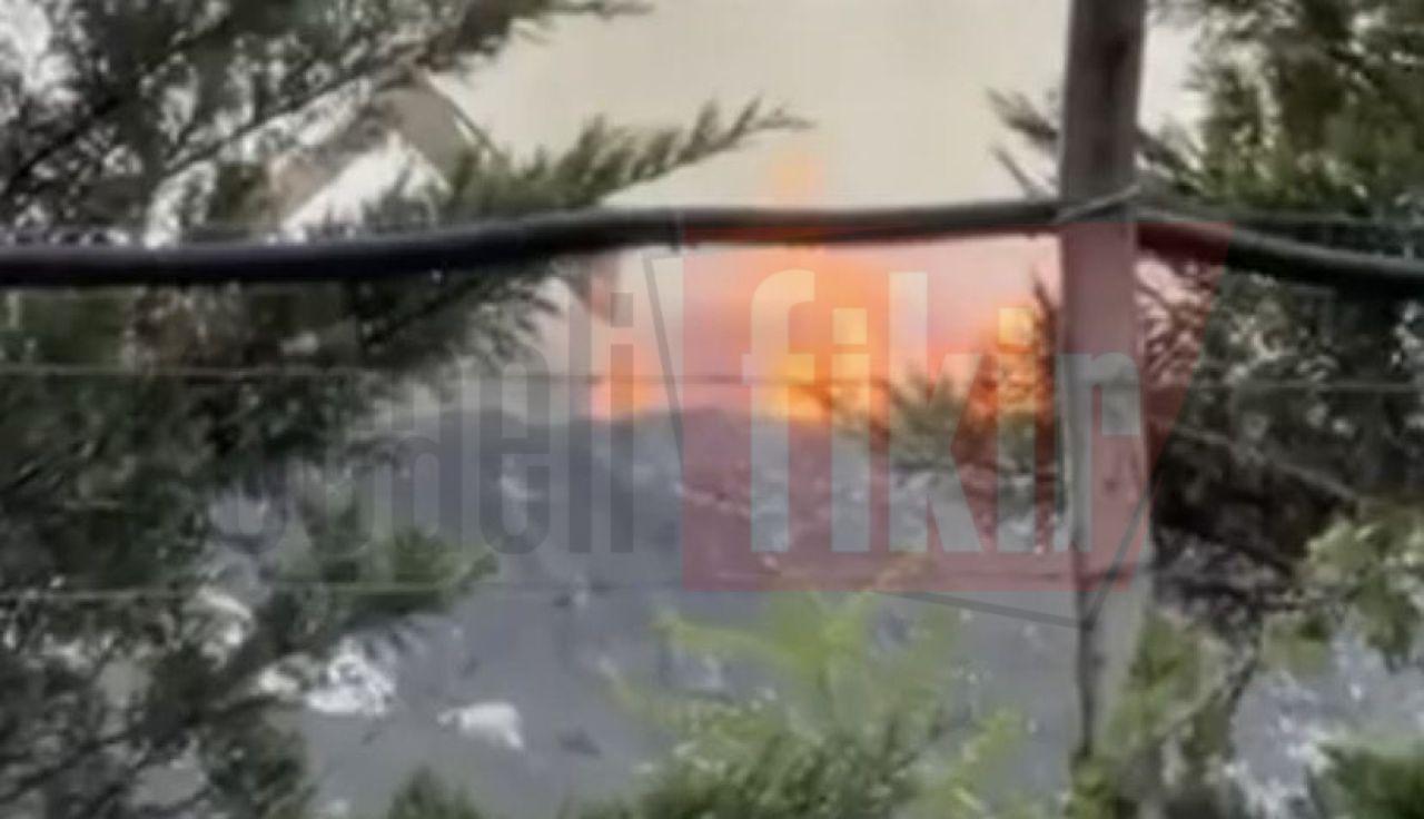 İzaydaş’da çöp yangını