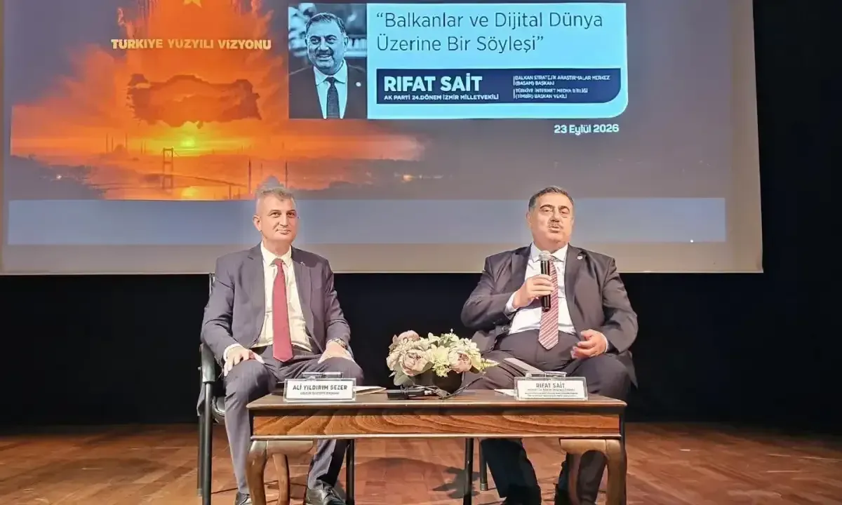 Rifat Sait Gölcük’te anlattı: Balkanlar’da Türkiye’nin çalışmaları