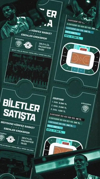 Körfez Basket için Süper Lig maratonu başlıyor: Biletler satışta