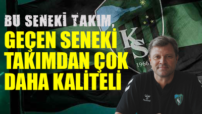 Kocaelispor Teknik Direktörü Ertuğrul Sağlam, “Futbolun kalitesini artıracaksanız sadece 3