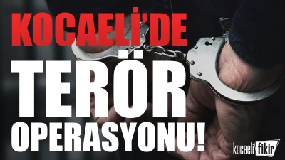 Kocaeli’de FETÖ/PDY terör örgütünün faaliyetlerinin engellenmesine yönelik çalışmalar kapsamında yapılan
