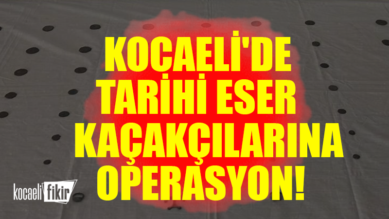 Kocaeli’de durdurulan bir araçta yapılan aramada çok sayıda tarihi eser