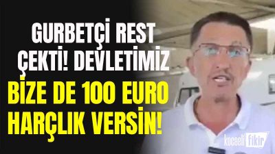 Türkiye'de geçirdiği tatili sonrası yurt dışına çıkmak üzere sınırda beklerken