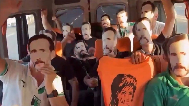 Amedspor maçına 'Yeşil' kod adlı Mahmut Yıldırım'ın maskeleriyle giden 11