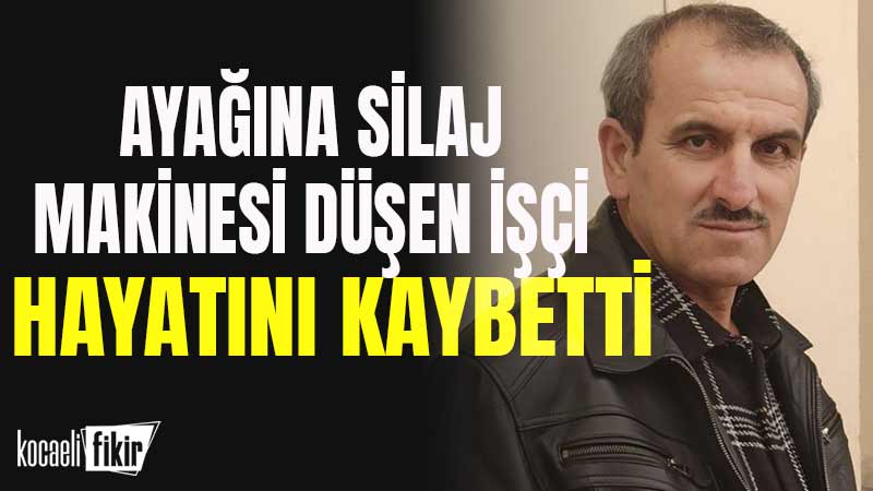 Kandıra'da, Bayram Ayhan'ın ayağına traktörüne bağlı silaj makinesinin demiri düşmesi