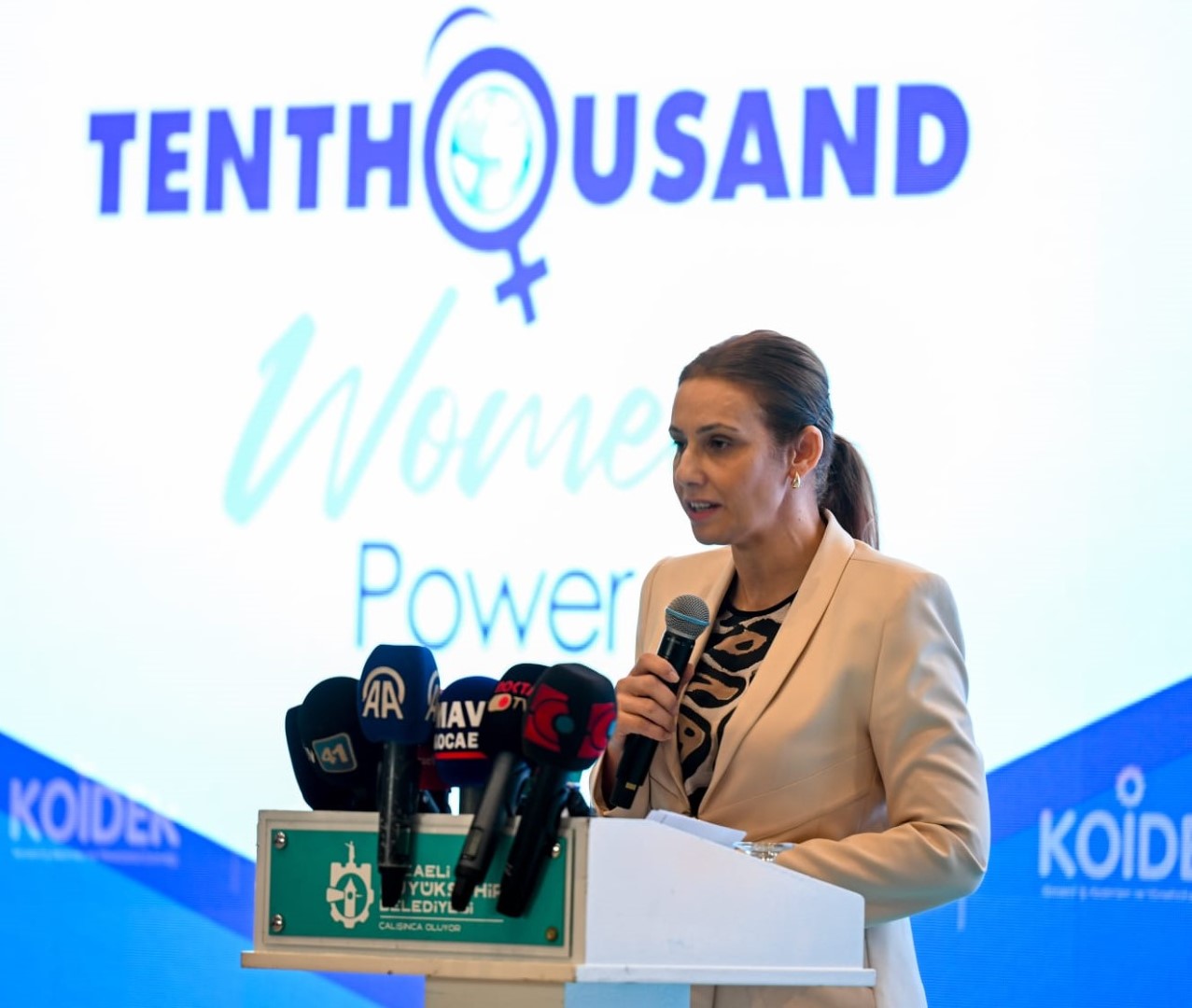 “KOİDER Türkiye ve Avrupa İş Kadınları İhracat Buluşması”nda konuşan Başkan