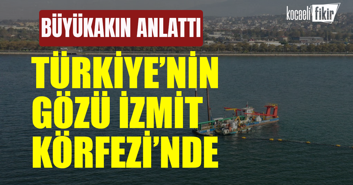 Cumhurbaşkanı Erdoğan’ın büyük önem verdiği İzmit Körfezi Dip Çamuru Temizliği