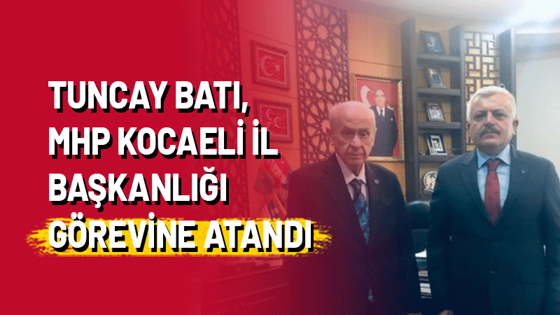 MHP Kocaeli İl Başkanı Murat Nuri Demirbaş görevini bırakmasının ardından
