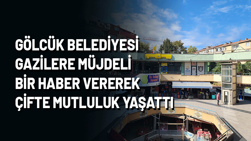 Gölcük Belediyesi; Gaziler Günü’nde ilçedeki gazilere sürpriz yaparak Adnan Menderes