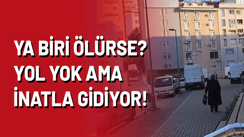 Kocaeli İzmit Kadıköy Mahallesi'nde ters yoldan gelen servis araçları insanların