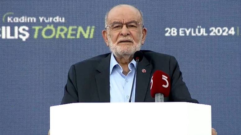 Saadet Partisi Genel Başkanı Temel Karamollaoğlu, "Arabayla gelirken, hepimizin sokağa