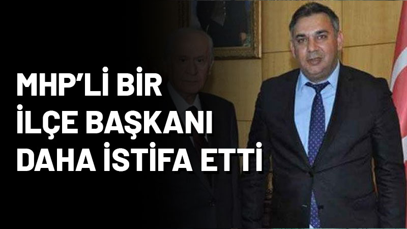 MHP Derince İlçe Başkanı Yener Aykurt, sosyal medya hesabından istifa