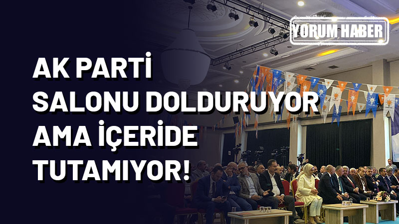AK Parti ilçe kongrelerinde konuşan Milletvekilleri dinleyicilerden ilgi görmüyor. Salonda
