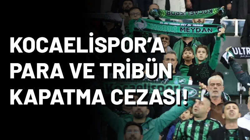 Kocaelispor, geçen pazar günü oynanan Şanlıurfaspor maçından sonra PFDK'ya sevk