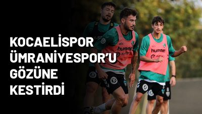 Kocaelispor, TFF 1. Lig’in 9. haftasında Ümraniyespor ile oynayacağı maç