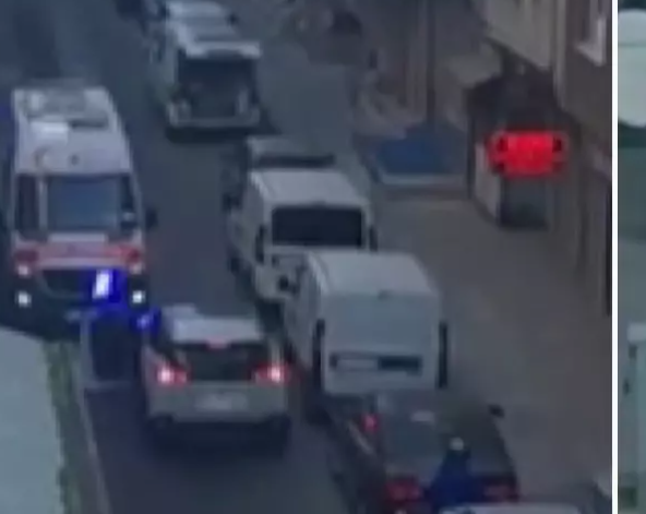 Küçükçekmece'de, sürücünün yol vermediği ambulansla ilgili gerçeği İstanbul Emniyet Müdürlüğü