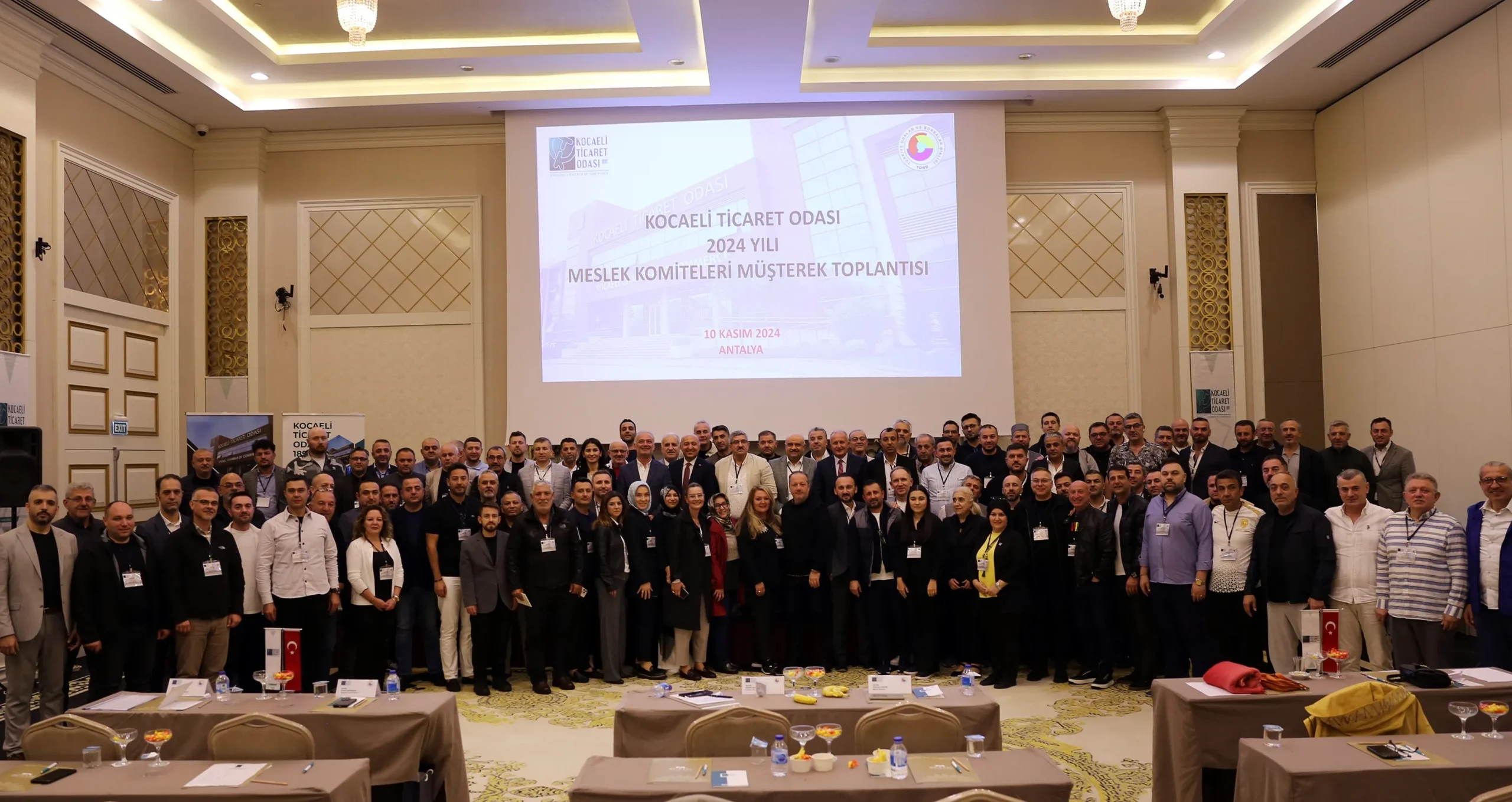 Kocaeli Ticaret Odası'nın 2024 Yılı Müşterek Meslek Komite Toplantısı, Antalya'da