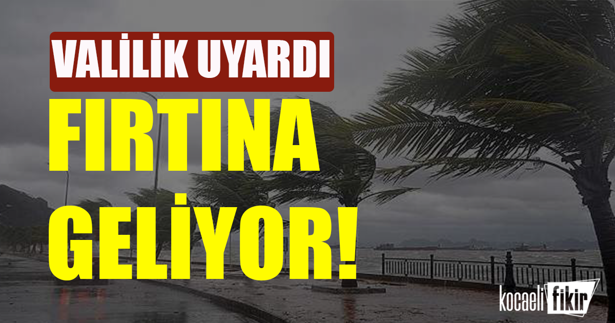 Meteoroloji Genel Müdürlüğü’nden yapılan son değerlendirmelere göre, Pazar günü fırtına